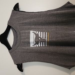 Project Rock  Under Armour tank top, Large, Grey and white.